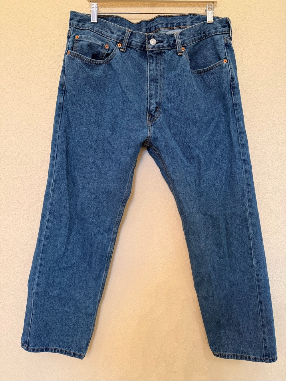 505 Levi’s Classic Men's Blue Denim Jeans Size 38x30